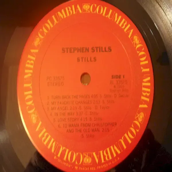 Stephen Stills - Stills LP Vinyl Record For Sale