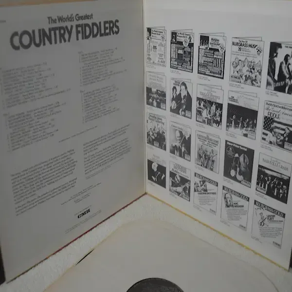 World's Greatest Country Fiddlers 2xLP Vinyl Record For Sale