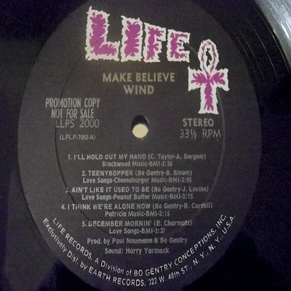 Wind - Make Believe PROMO LP Vinyl Record For Sale