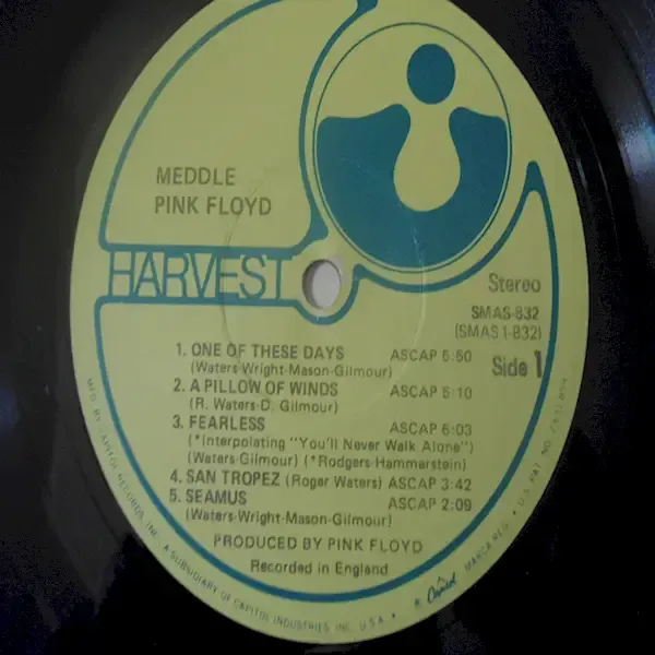Pink Floyd - Meddle LP Vinyl Record For Sale