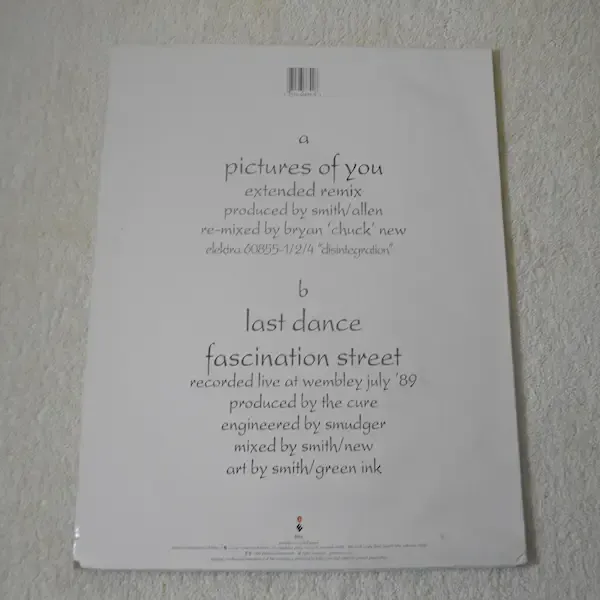 The Cure - Pictures Of You 12" Single Vinyl Record For Sale