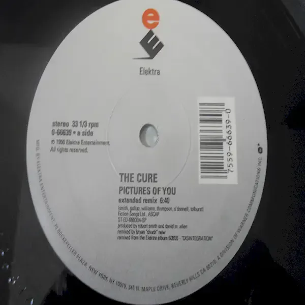 The Cure - Pictures Of You 12" Single Vinyl Record For Sale