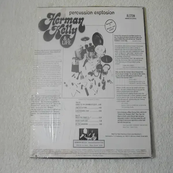 Herman Kelly & Life - Percussion Explosion! ORIGINAL Vinyl LP For Sale