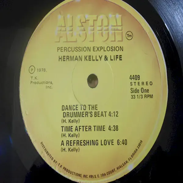 Herman Kelly & Life - Percussion Explosion! ORIGINAL Vinyl LP For Sale