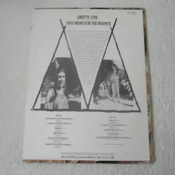 Loretta Lynn - Your Squaw Is On The Warpath Vinyl LP Record For Sale