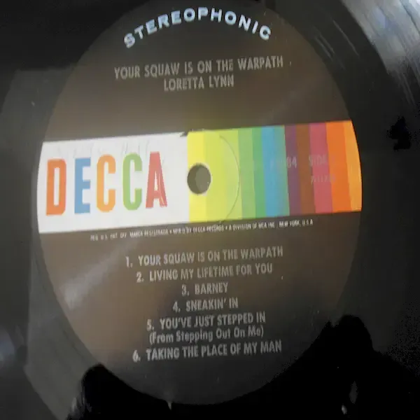 Loretta Lynn - Your Squaw Is On The Warpath Vinyl LP Record For Sale