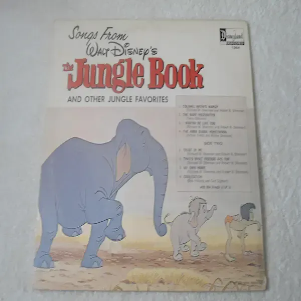 Walt Disney - Songs From The Jungle Book LP Vinyl Record For Sale
