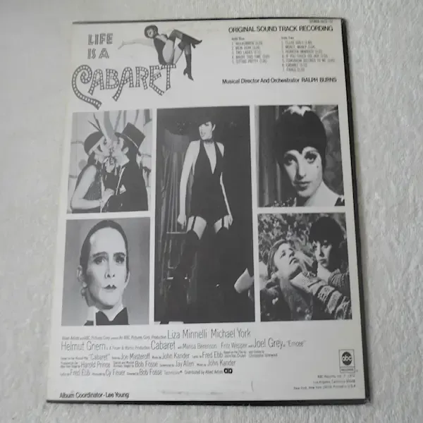 Cabaret - Original Sound Track Recording LP Vinyl Record For Sale