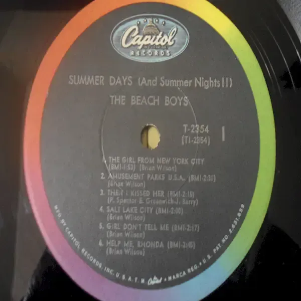 The Beach Boys - Summer Days LP Vinyl Record For Sale
