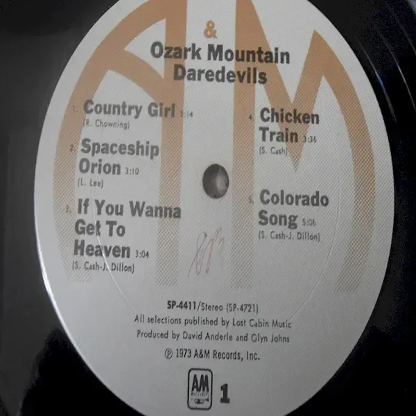 Ozark Mountain Daredevils - Self Titled Vinyl LP Record For Sale