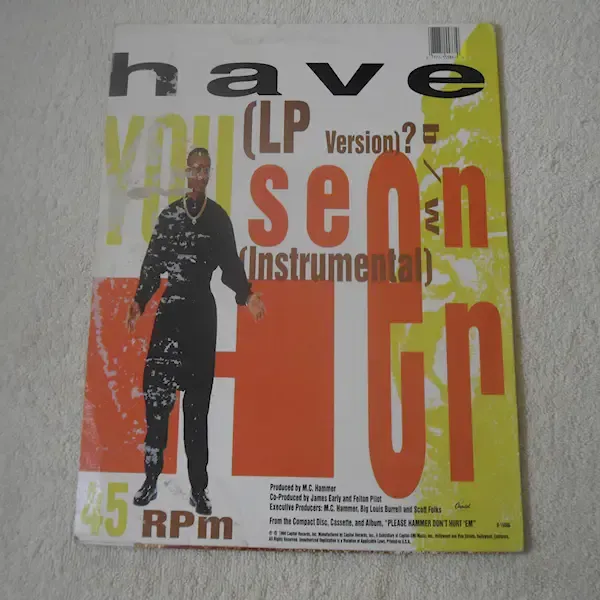 MC Hammer - Have You Seen Her 12" Single Vinyl For Sale