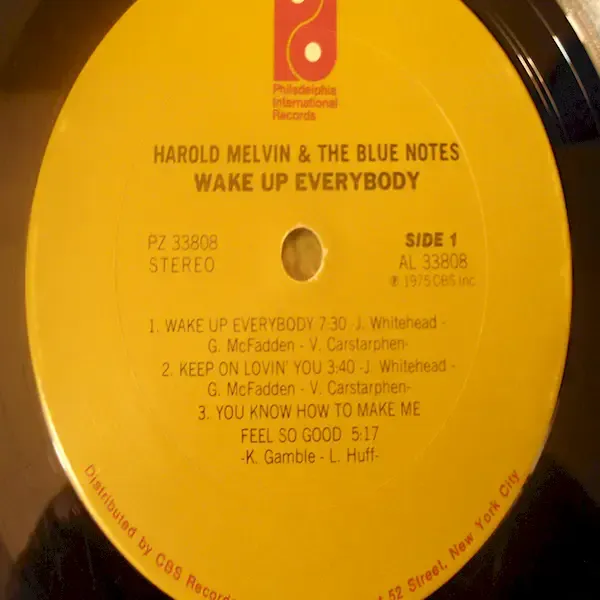 Harold Melvin & The Blue Notes - Wake Up Everybody LP Vinyl Record For Sale