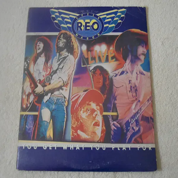 REO Speedwagon - LIVE - You Get What You Play For Vinyl 2x LP Record For Sale