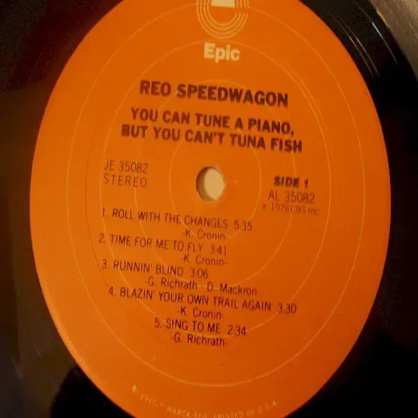 REO Speedwagon - You Can Tune A Piano, But You Can't Tuna Fish LP Sale
