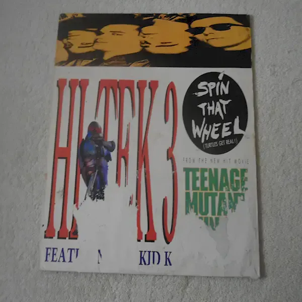 Hi Tek 3 - Spin That Wheel Maxi-Single Vinyl Record For Sale