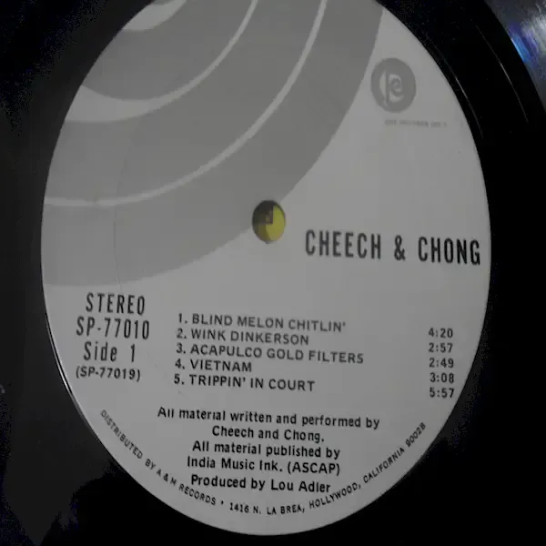 Cheech And Chong - Self Titled Debut Vinyl LP Record For Sale