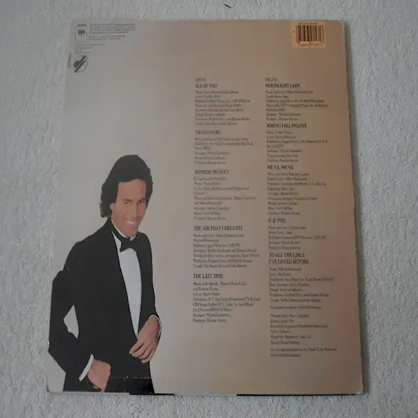 Julio Iglesias - 1100 Bel Air Place LP Vinyl Record For Sale