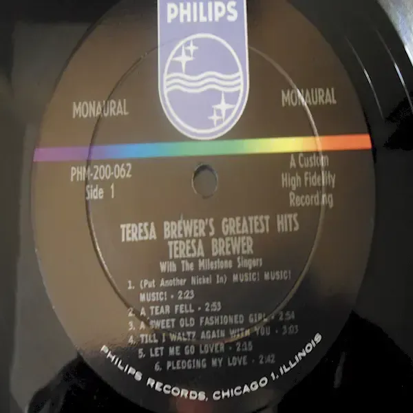 Teresa Brewer - Teresa Brewer's Greatest Hits Vinyl LP For Sale