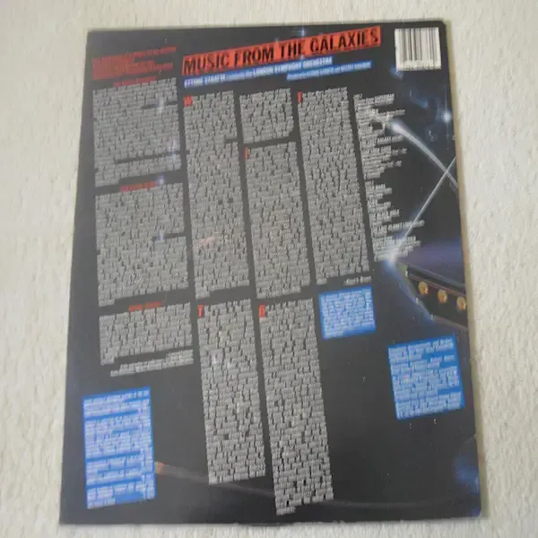 Music From The Galaxies - A Sound Spectacular LP Vinyl Record For Sale