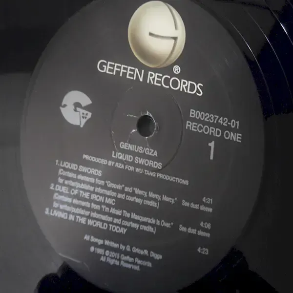 Genius / GZA - Liquid Swords 2xLP Vinyl Record For Sale