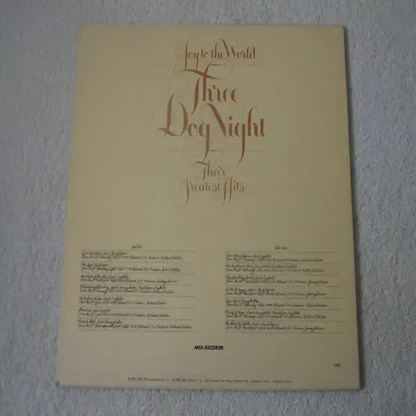 Three Dog Night - Their Greatest Hits Vinyl LP Record For Sale