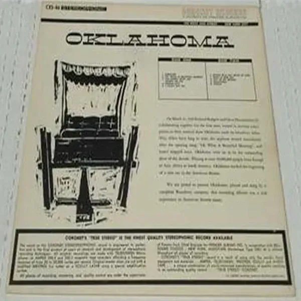 Oklahoma - Rodgers And Hammerstein Vinyl LP Record For Sale