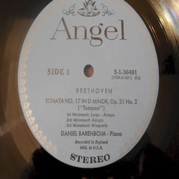 Beethoven / Barenboim - Piano Sonatas Album 2 Vinyl LP Sale