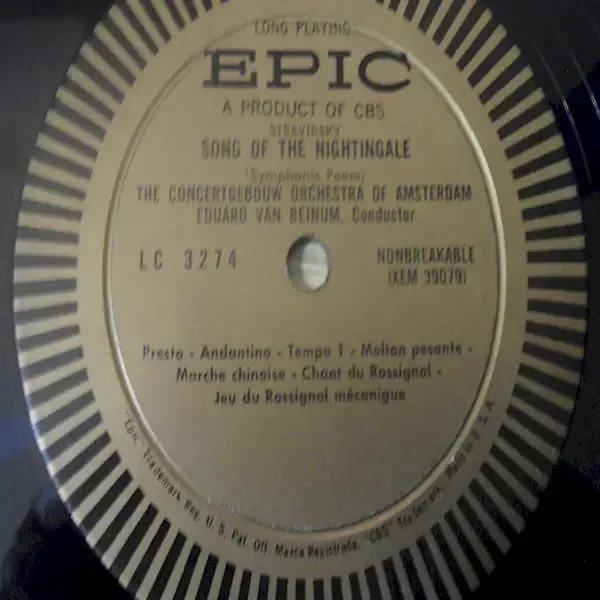 Bartók / Stravinsky - Music For Strings / Song Of The Nightingale Vinyl LP Sale