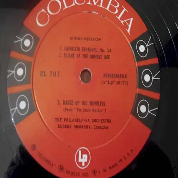 Tchaikovsky / Rimsky-Korsakov / Eugene Ormandy - Capriccio Vinyl LP Sale
