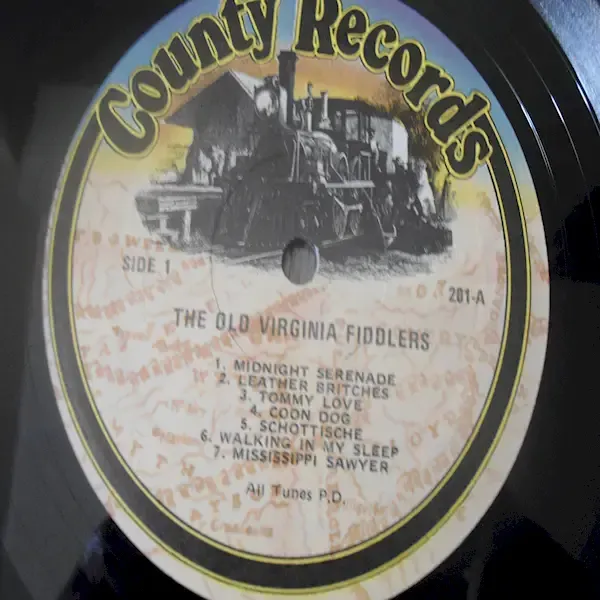 The Old Virginia Fiddlers - Old Time Fiddle Music LP Vinyl Record For Sale