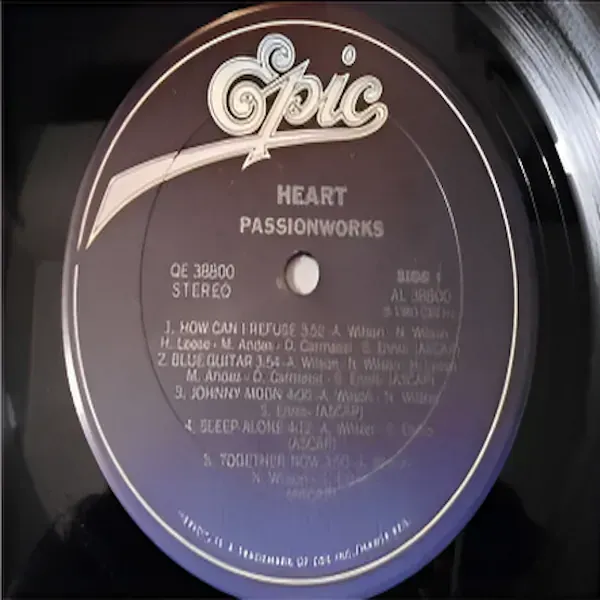 Heart - Passionworks LP Vinyl Record For Sale