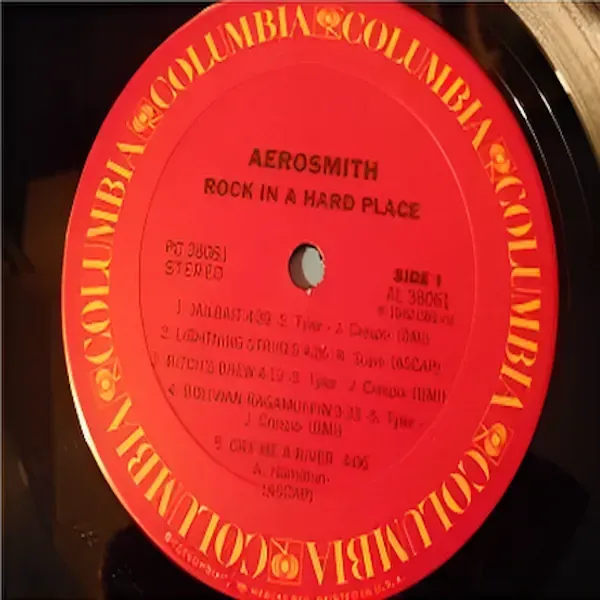 Aerosmith - Rock In A Hard Place LP Vinyl Record For Sale