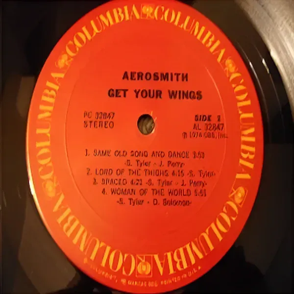 Aerosmith - Get Your Wings Vinyl LP Record For Sale