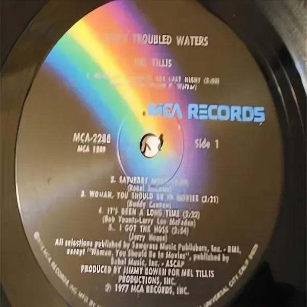 Mel Tillis - Loves Troubled Waters Vinyl LP Record For Sale