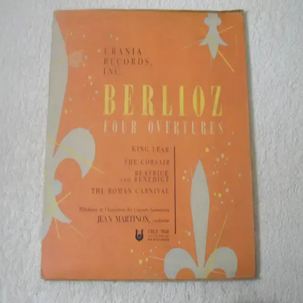 Berlioz - Four Overtures LP Vinyl Record For Sale