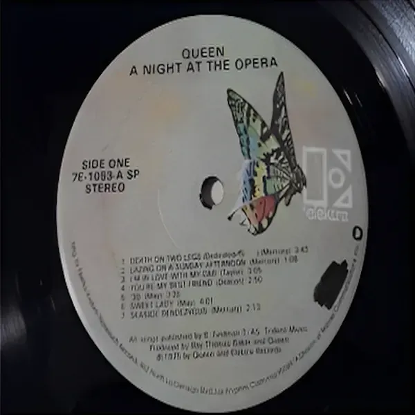 Queen - A Night At The Opera Vinyl LP Record For Sale