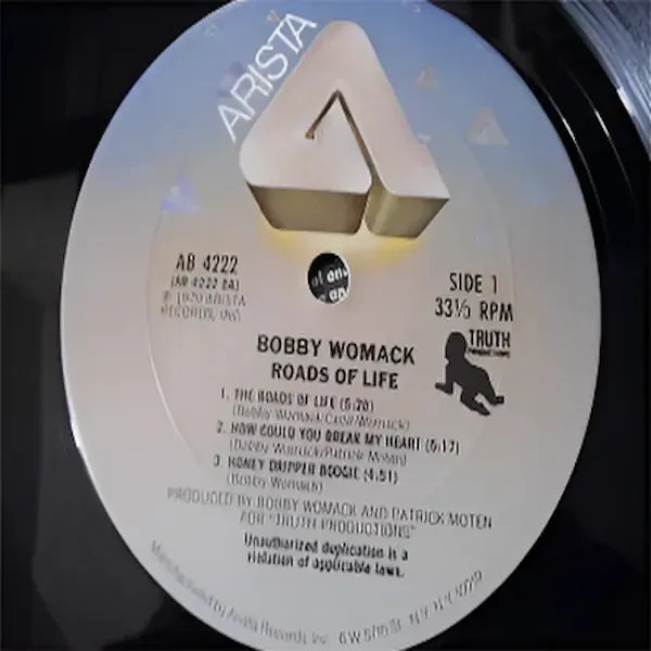Bobby Womack - Roads Of Life LP Vinyl Record For Sale