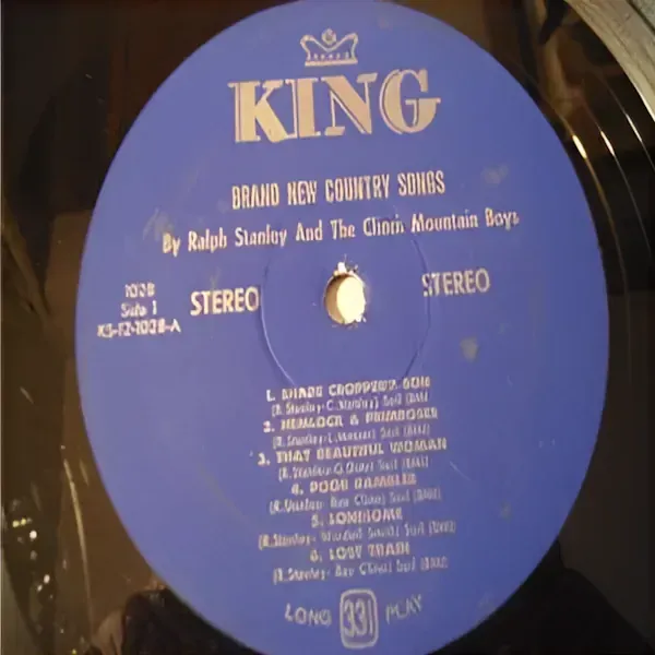 Ralph Stanley - Brand New Country Songs By Ralph Stanley LP Vinyl Record For Sale