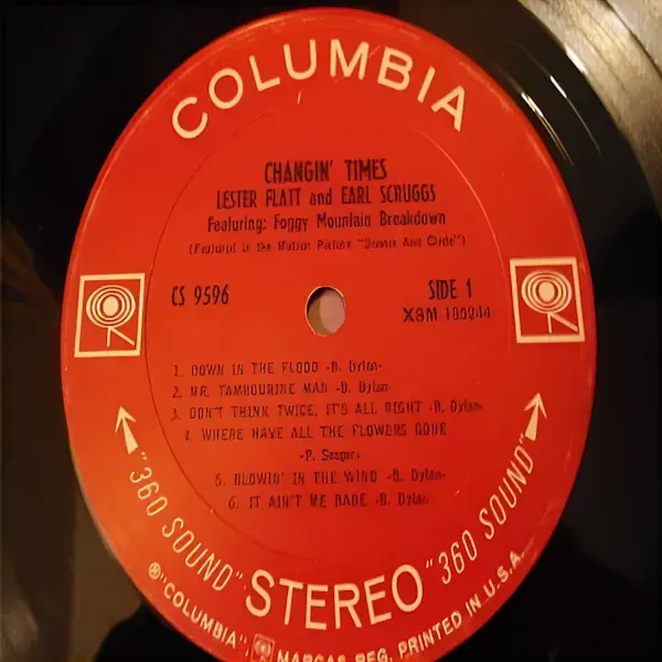 Flatt And Scruggs - Changin Times Vinyl LP Record For Sale