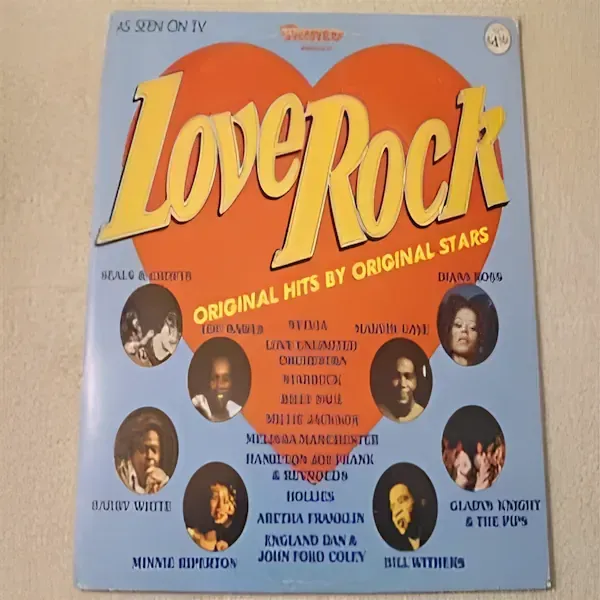 Love Rock - Original Hits By Original Stars LP Vinyl Record For Sale