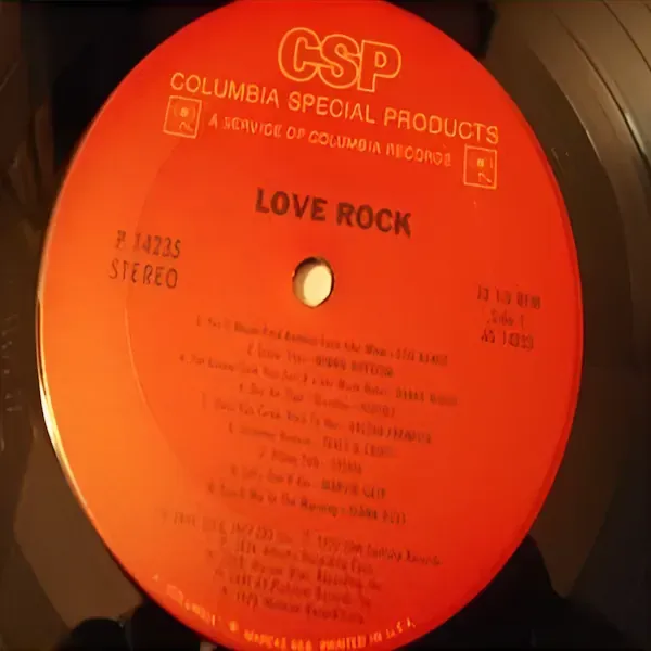 Love Rock - Original Hits By Original Stars LP Vinyl Record For Sale