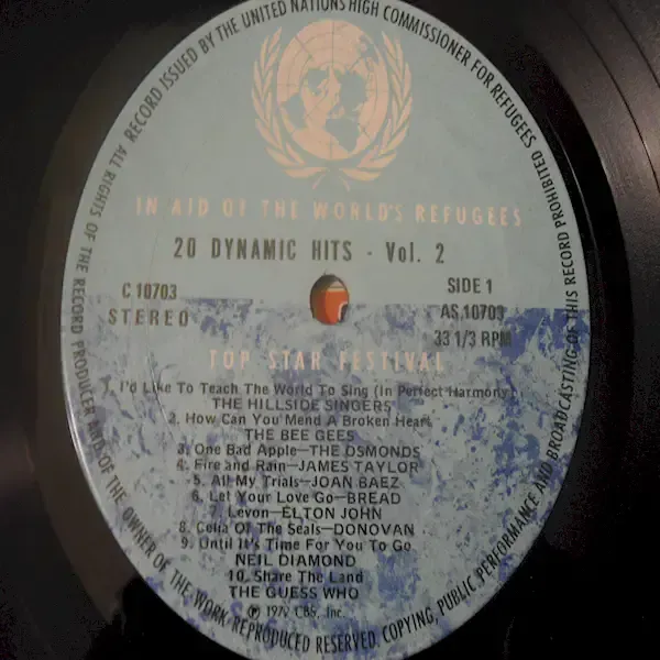 Top Star Festival - 20 Dynamic Hits LP Vinyl Record For Sale