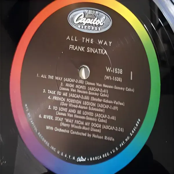Frank Sinatra - All The Way LP Vinyl Record For Sale