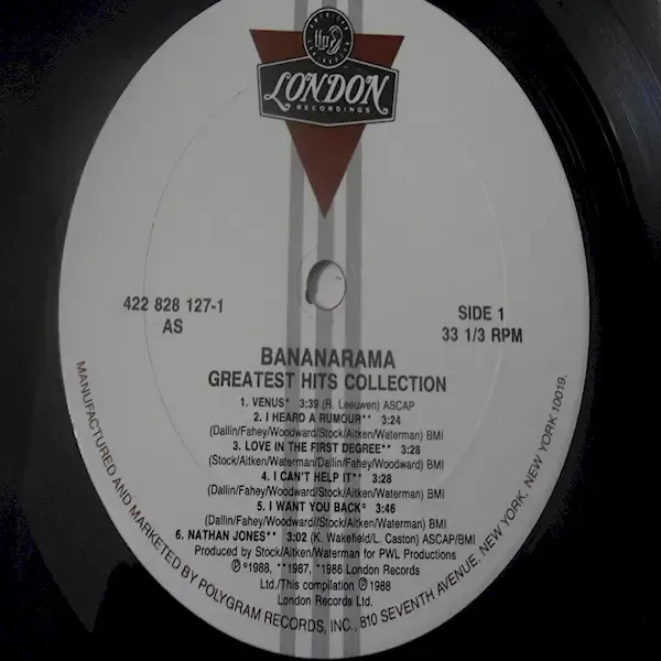 Bananarama - The Greatest Hits Collection LP Vinyl Record For Sale