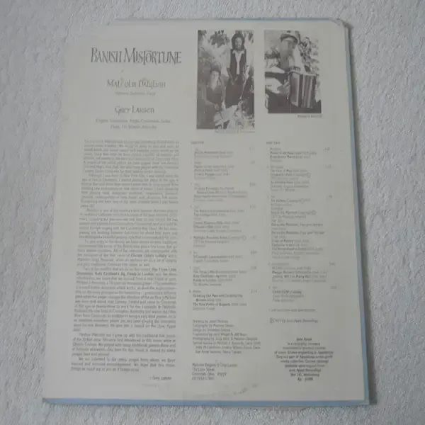 Malcolm Dalglish / Grey Larsen - Banish Misfortune LP Vinyl Record For Sale