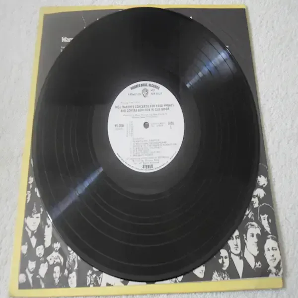 Bill Martin's Concerto For Head Phones And Contra-Buffoon PROMO LP Sale