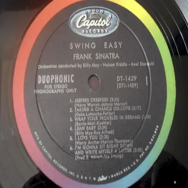 Frank Sinatra - Swing Easy! LP Vinyl Record For Sale