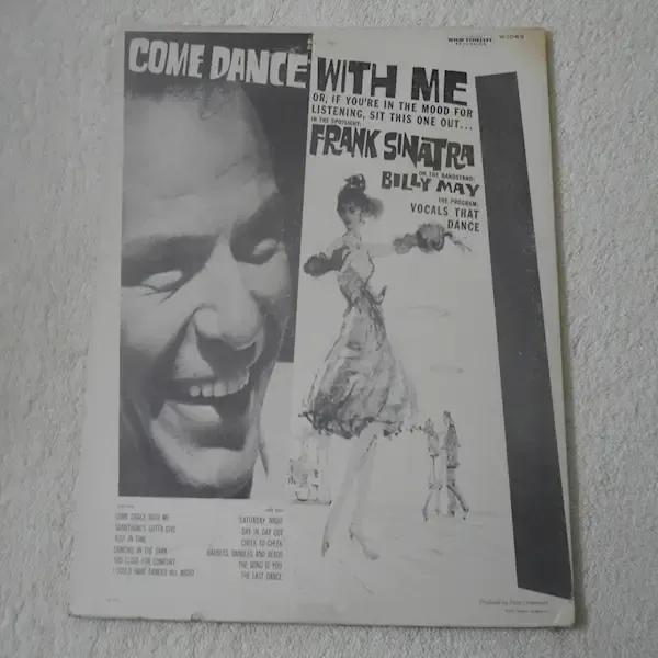 Frank Sinatra - Come Dance With Me LP Vinyl Record For Sale