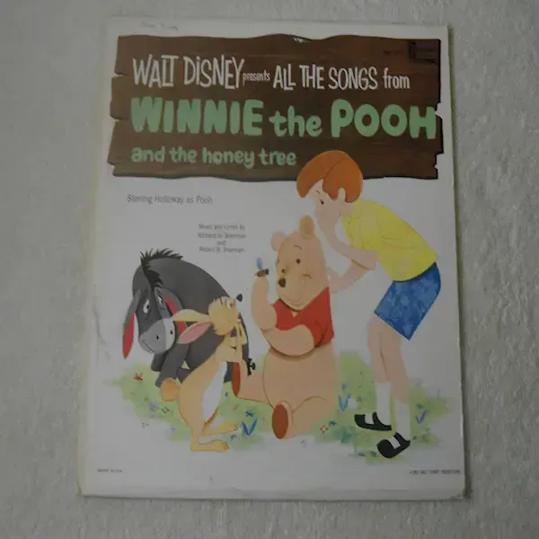 Walt Disney - Winnie The Pooh And The Honey Tree LP Vinyl Record For Sale