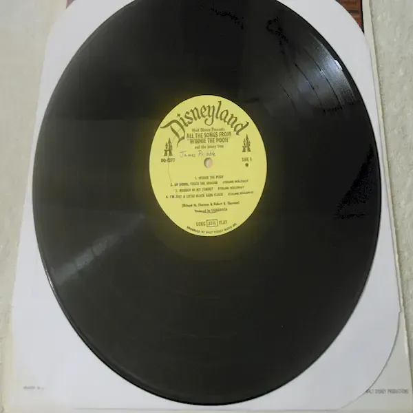 Walt Disney - Winnie The Pooh And The Honey Tree LP Vinyl Record For Sale